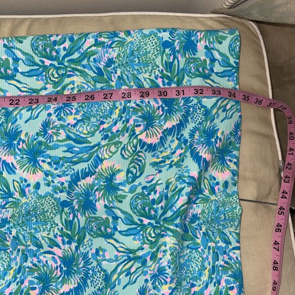 NWOT LILLY PULITZER DEL REY STRETCH SHIFT DRESS CORAL OF THE STORY S - Picture 10 of 12